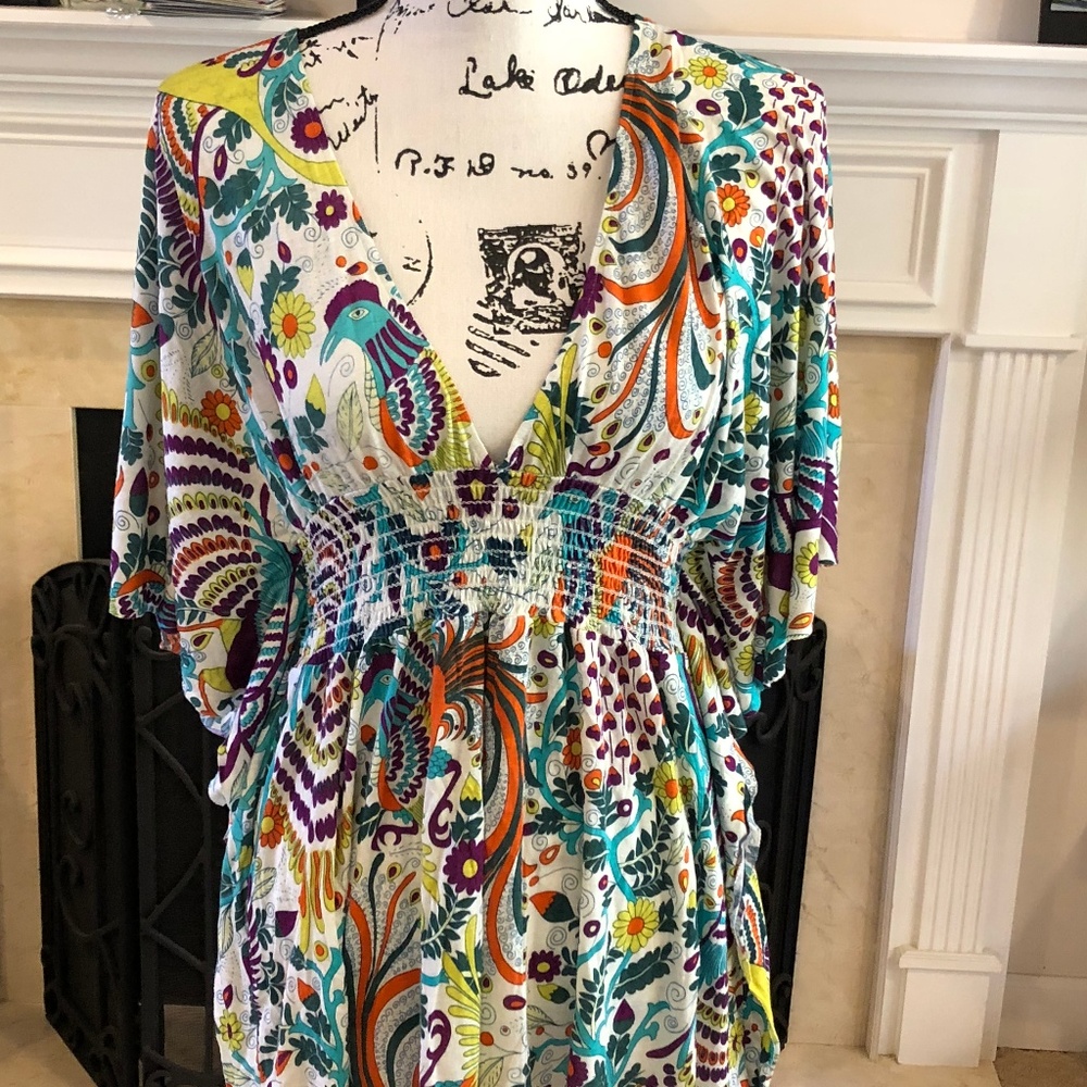 T-Bags Los Angeles Peacock Pattern Dress
